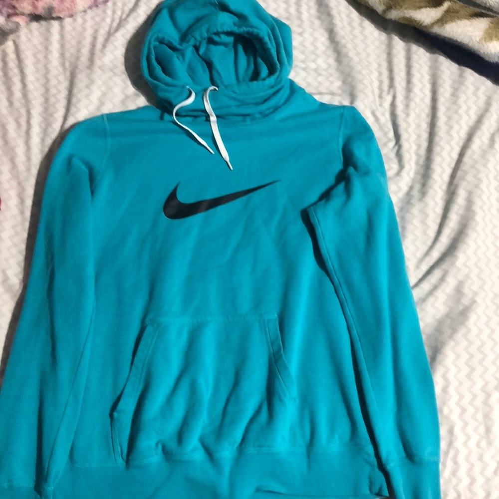 Baby blue nike hoodie